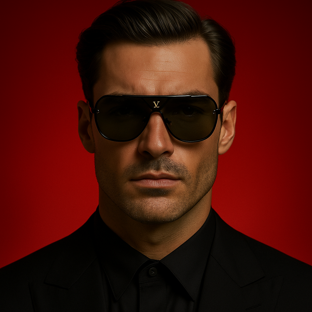Premium Louis Vuitton aviator sunglasses.