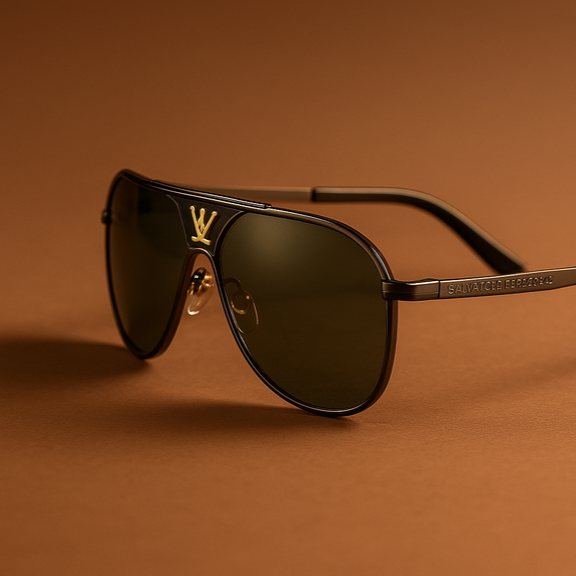 Premium Louis Vuitton aviator sunglasses.