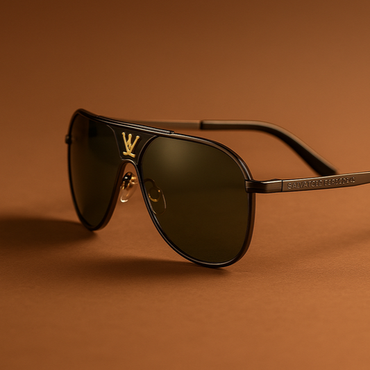 Premium Louis Vuitton aviator sunglasses.